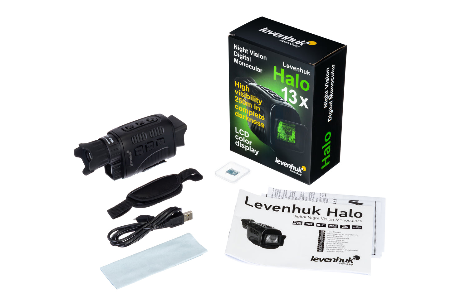 Cyfrowy monokular noktowizyjny Levenhuk Halo 13X